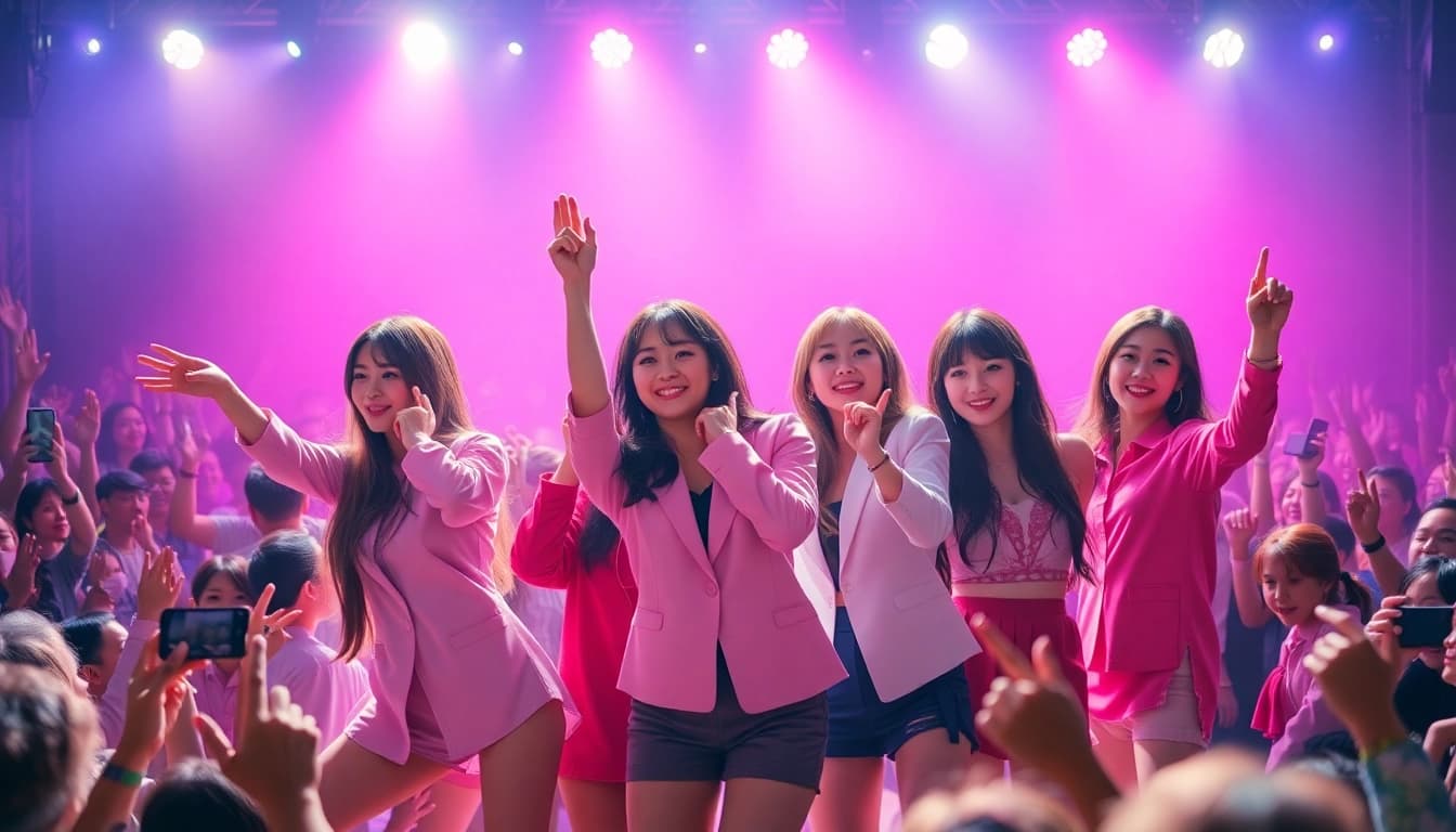 Catch the latest Blackpink news from their electrifying stage performances and fan moments.