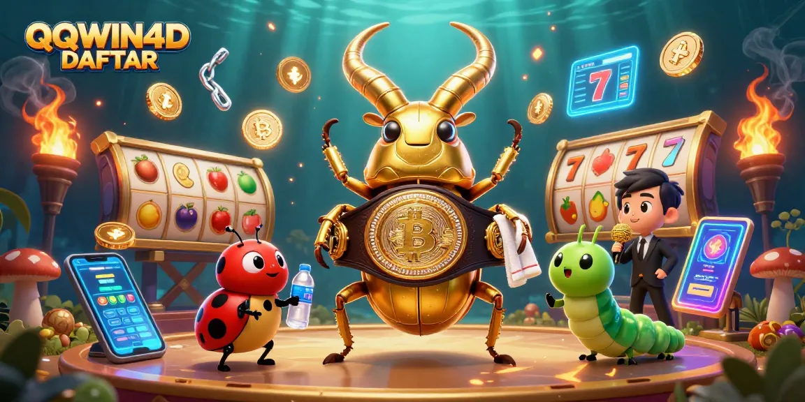 Memainkan QQWIN4D DAFTAR pada mesin slot dengan simbol keberuntungan dan jackpot yang menarik.