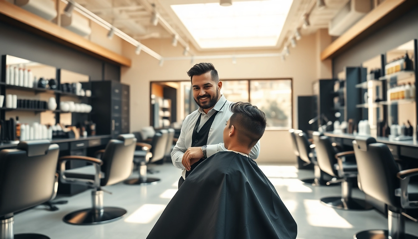 Ace of Fades 212 barber showcasing expert non-surgical hair replacement techniques.