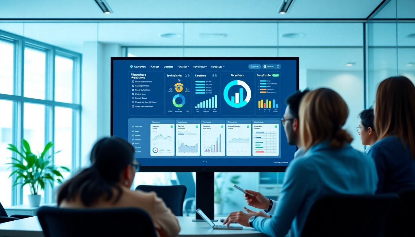 Engaging team utilizing enterprise assistant software to enhance productivity.