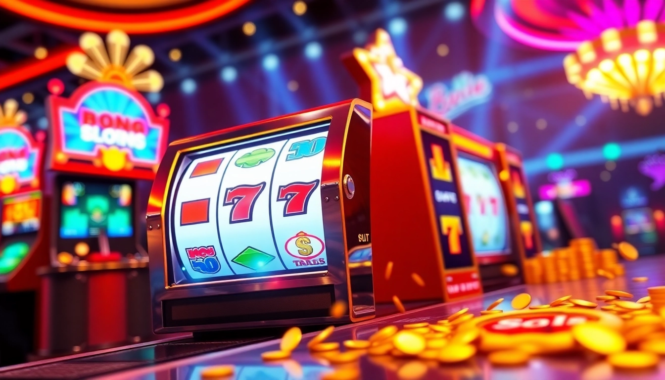 Mainkan Slot77 di mesin slot online yang penuh warna dan menarik.
