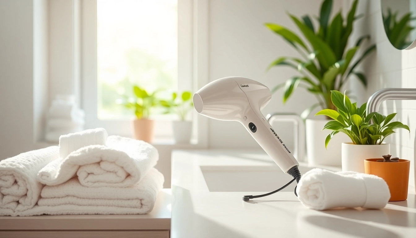Transform your hair with the ionic hair dryer featuring sleek design and powerful performance.