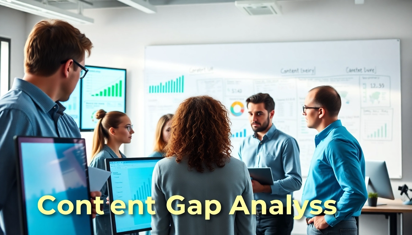 Team performing Content Gap Analysis to boost marketing strategies.