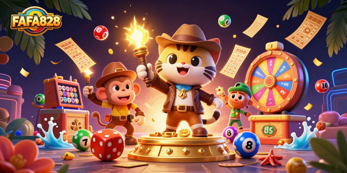 Engage with FAFA828's vibrant gaming experience through dynamic gaming visuals and rich characters.