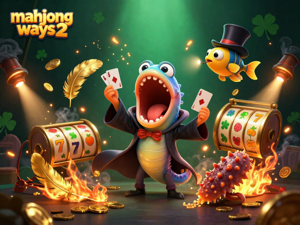 Engage with mahjong ways 2 in this vibrant 3D scene showcasing vibrant casino elements.