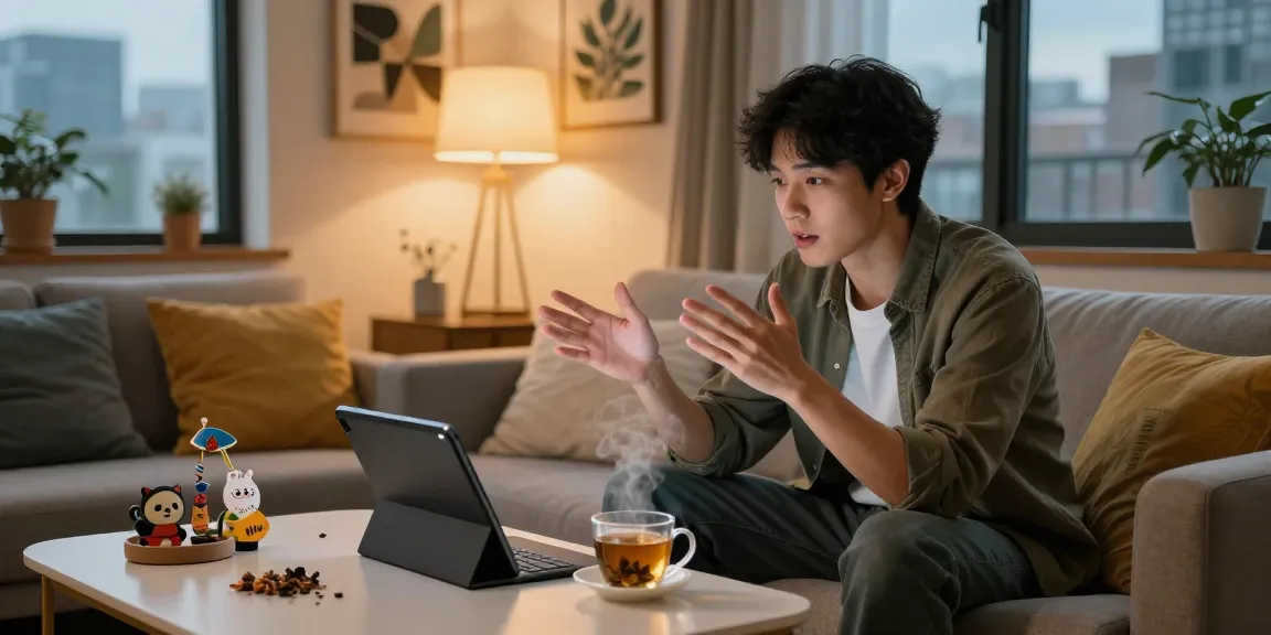 Interactive scene of ai nsfw chat in a cozy urban setting, showcasing user engagement.