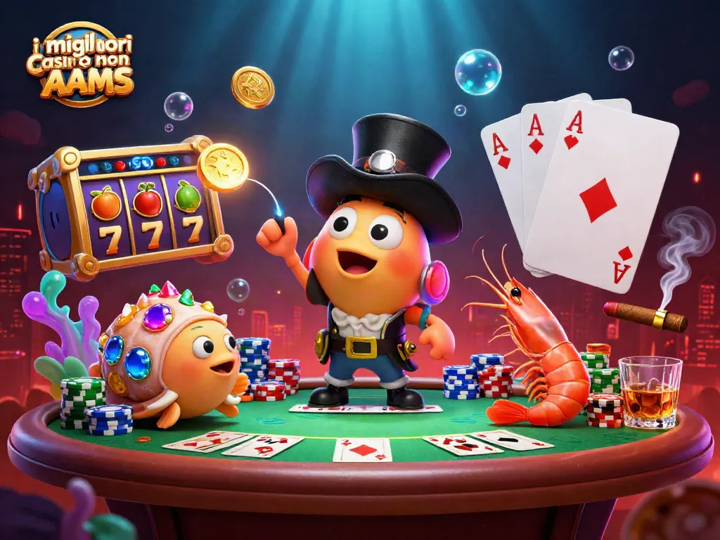 Gioca ai migliori casino non AAMS e vinci con slot e poker in un mare di opportunità.