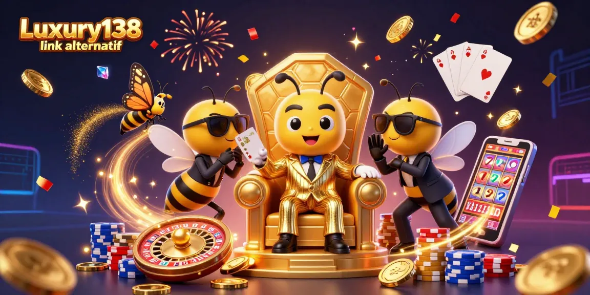 Experience the excitement of Luxury138 link alternatif with vibrant casino characters and dynamic game elements.