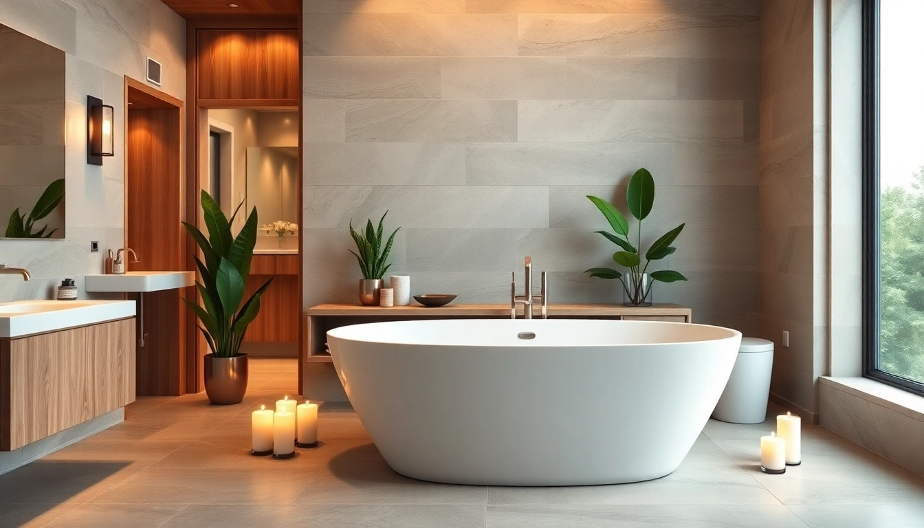 Showcasing a stylish bathroom renovation cost with elegant fixtures and serene colors.