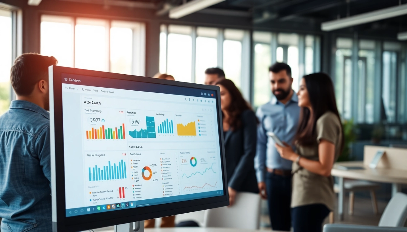 Enhance efficiency with an innovative ai enterprise search system boosting collaboration in a modern workspace.