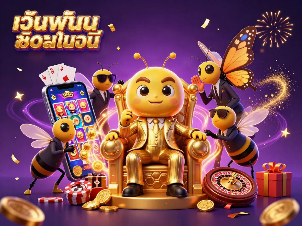 เข้าร่วมเล่น เว็บพนันออนไลน์ แท้ โดยมีตัวละครและเกมสล็อตที่มีสีสันดึงดูด