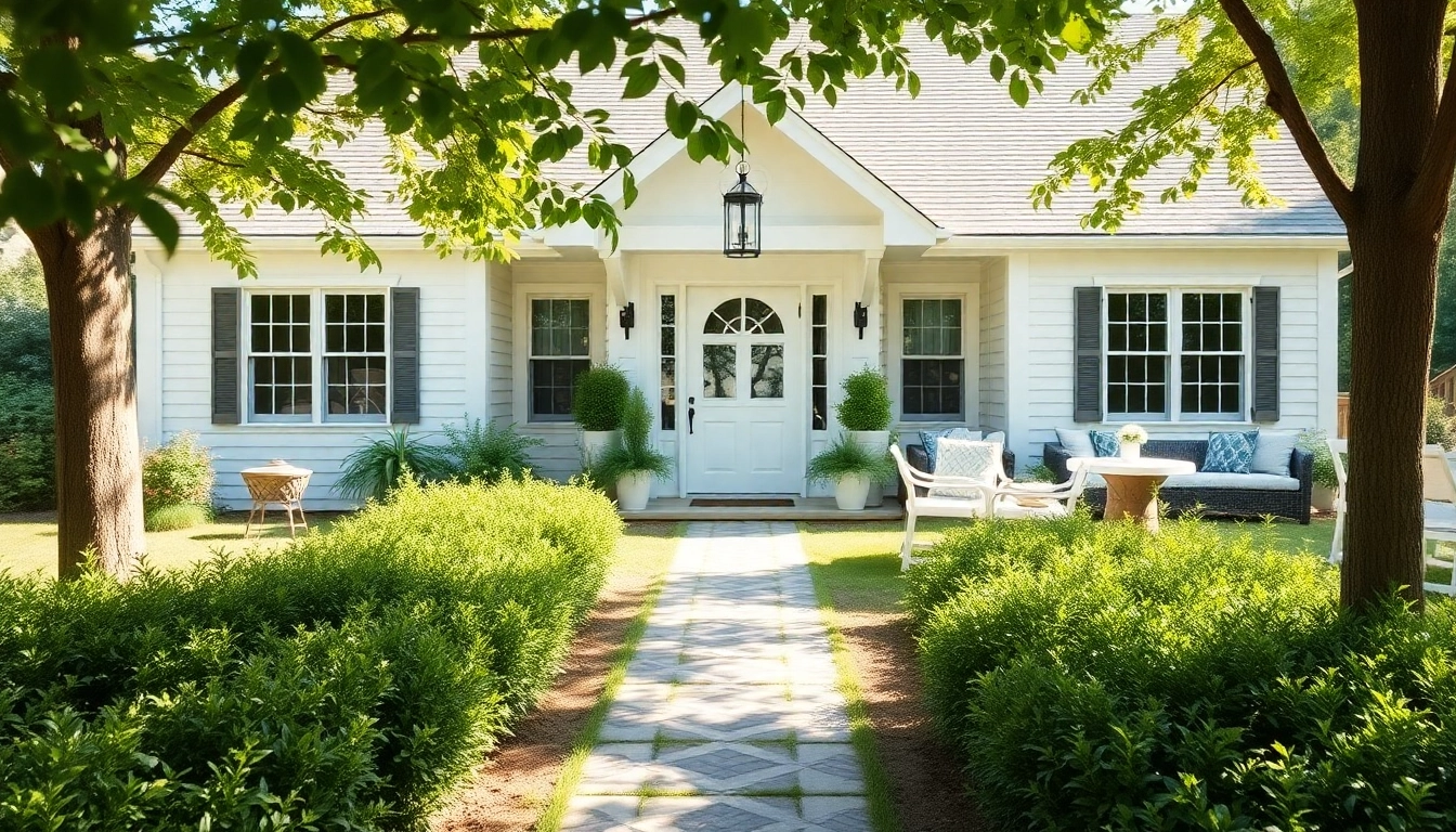 Cape Style Home In-Law Addition beautifully integrated into a serene landscape.