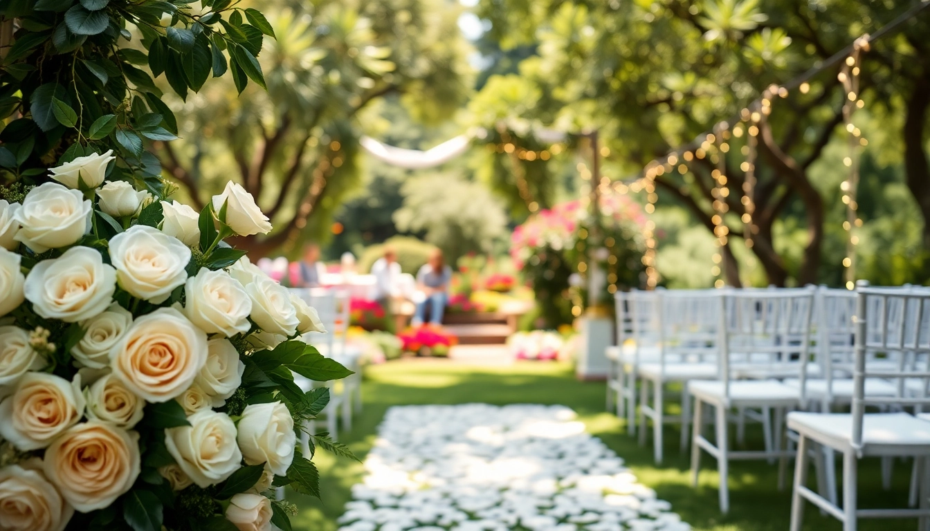 Capture the essence of Clarksburg Wedding Venues with this beautiful outdoor ceremony setup.