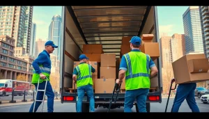 Toronto movers efficiently loading a truck during a city relocation.