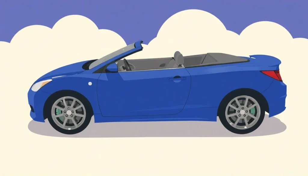 新車リースのカタログを見ながら、カップルが未来の車を選ぶ楽しさを感じている。