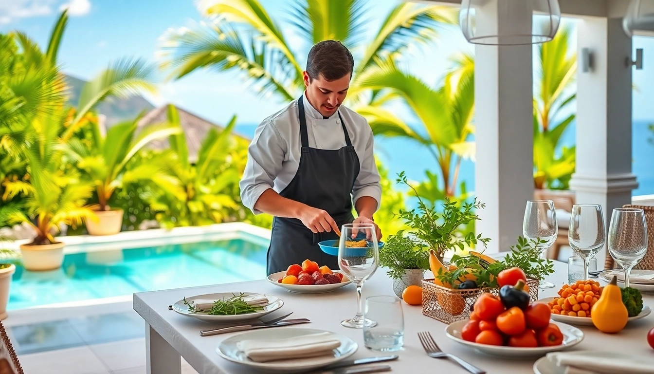 Elevate Your Dining Experience with a St Martin Private Chef Service
