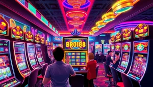 Menangkan jackpot dengan bermain di bro138 slot, mesin slot berwarna cerah dan menarik.