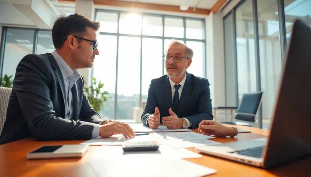 카드 현금화의 다양한 방법을 설명하는 재정 상담사와 고객의 대화 장면