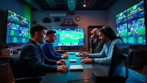 Engaged bettors exploring the best sports betting sites in Mexico on a modern platform.