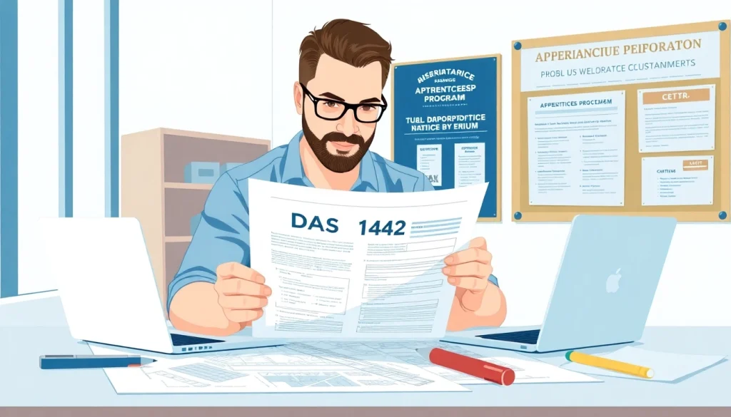 Fill out the DAS 142 form with precision in a professional setting.