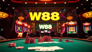 Trải nghiệm sự phấn khích của trò chơi tại W88 với các bàn casino sống động và máy đánh bạc.