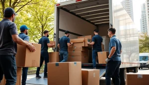 Vancouver moving company staff efficiently loading items for relocation