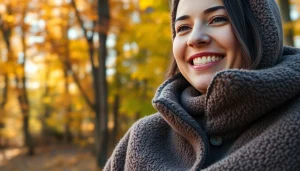 Geniet van een fleece jacket terwijl je buiten in de natuur bent.