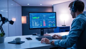 Web scrapping interface on a developer's screen highlighting data extraction processes.