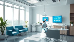 Oh my teeth 口コミ displayed in a modern dental clinic consultation, focusing on patient comfort and professional care.