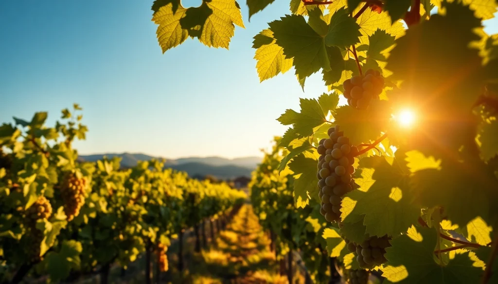 Savor the experience at Sacramento Wineries showcasing lush vineyards and rustic winery scenery.