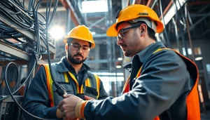 Electrical apprentice engaged in hands-on training for Wyoming Electrical Apprenticeship with tools and safety gear.
