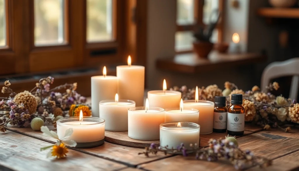 Uživajte u mirisne svece od sojinog voska koje dodaju toplinu svakom prostoru.