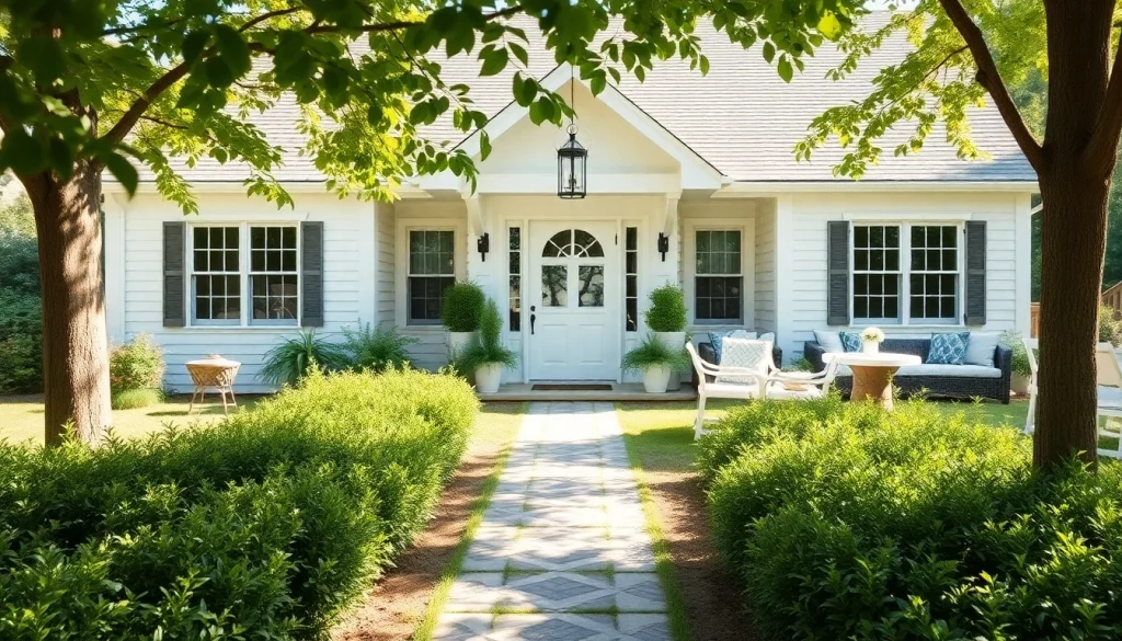 Cape Style Home In-Law Addition beautifully integrated into a serene landscape.